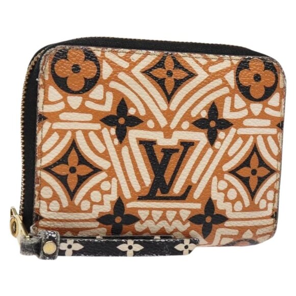 LOUIS VUITTON Monogram Giant Crafty Zippy Coin Purse Caramel M69496 Auth 136331 - Picture 1 of 16